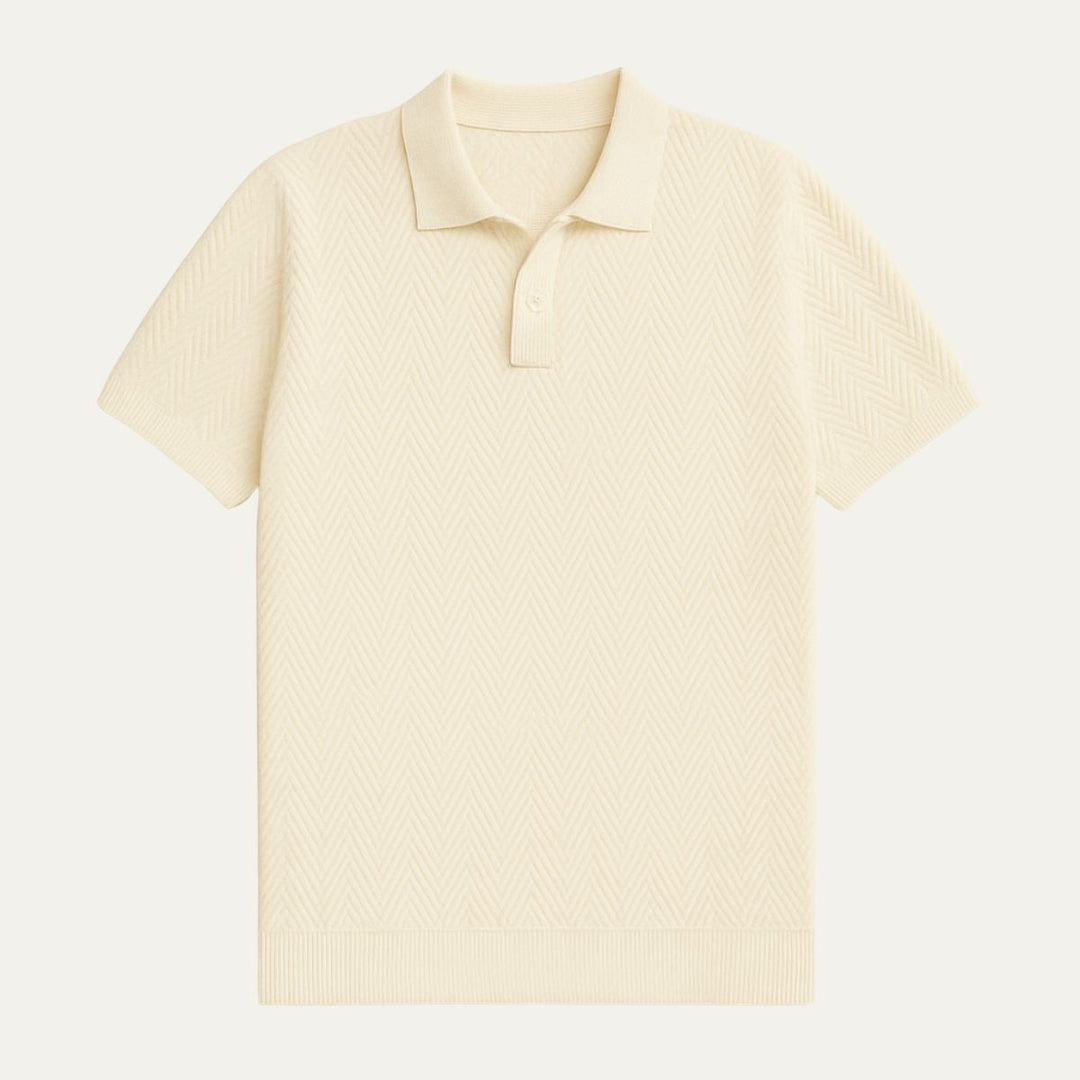 Polo en Coton Casual pour Homme Style Vintage