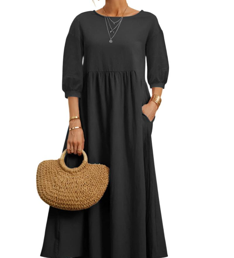 Flore | Robe en Coton et Lin pour Femmes