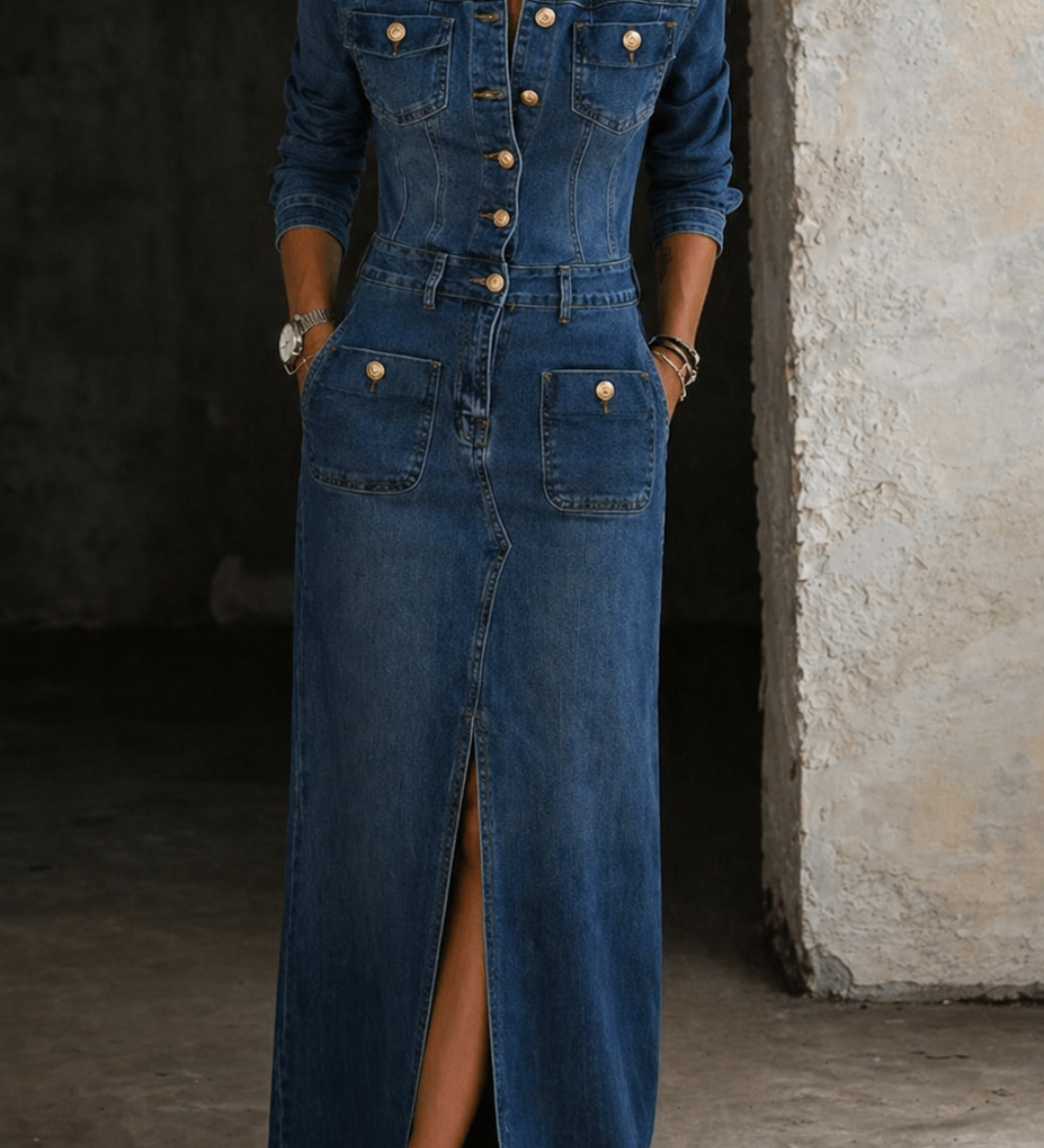 Leila | Veste en jean classique et confortable