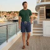 Les Shorts de Plage Casual Slim Fit à Cordon de Serrage pour Hommes Mapleford