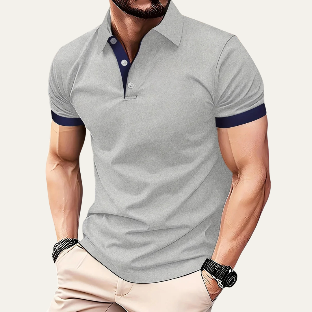Le Polo de Golf Imprimé Casual pour Homme Cala Mariolu