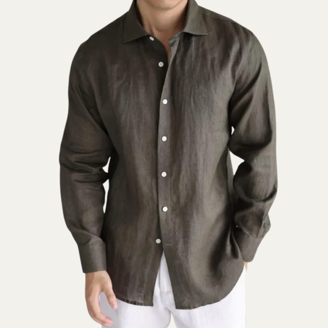 La Chemise de Bureau Décontractée pour Hommes de Style Britannique Oakfield