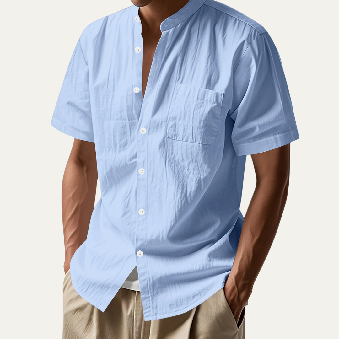 La chemise à boutons en lin léger pour hommes Westmount