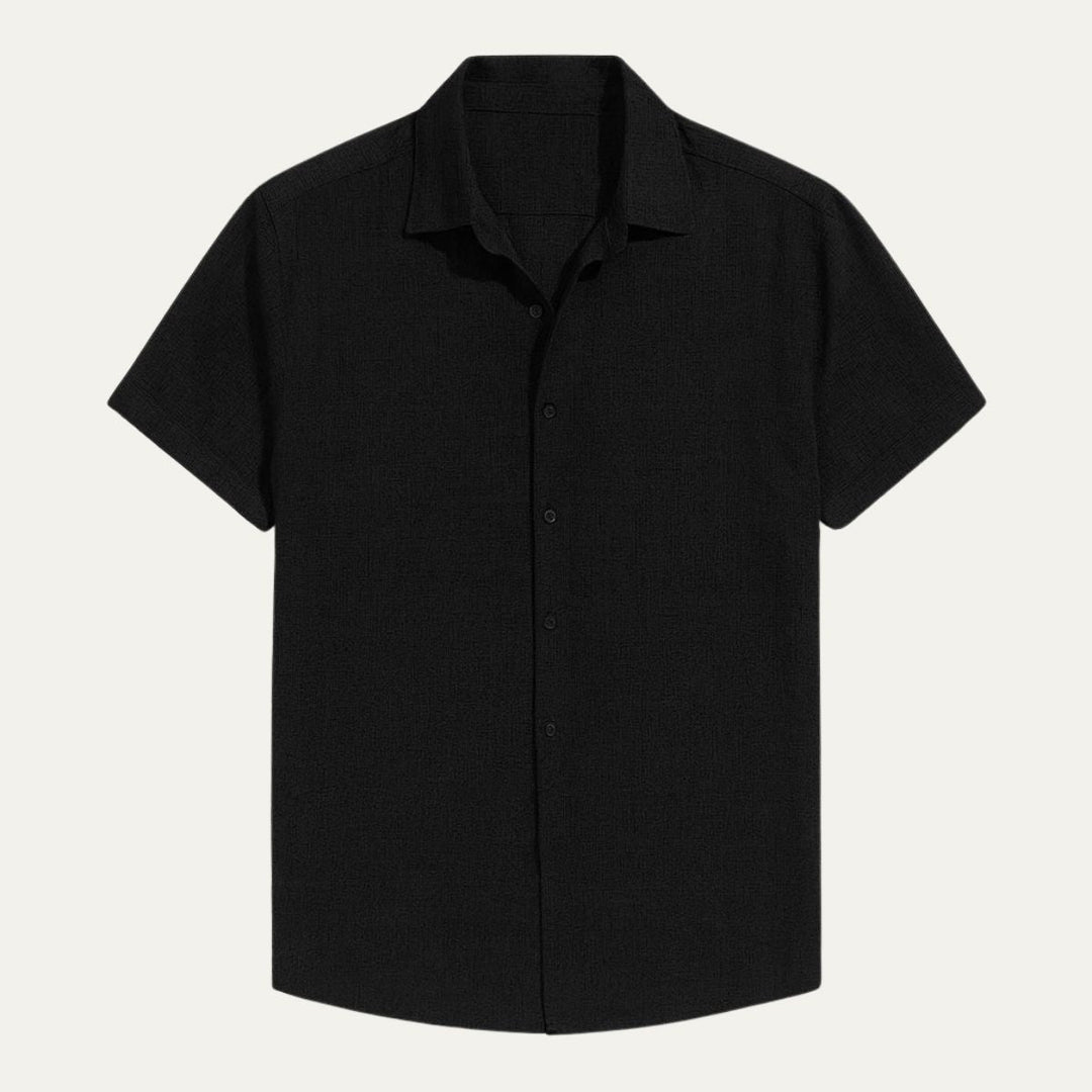 La Chemise en Lin à Manches Courtes Monaco pour Hommes