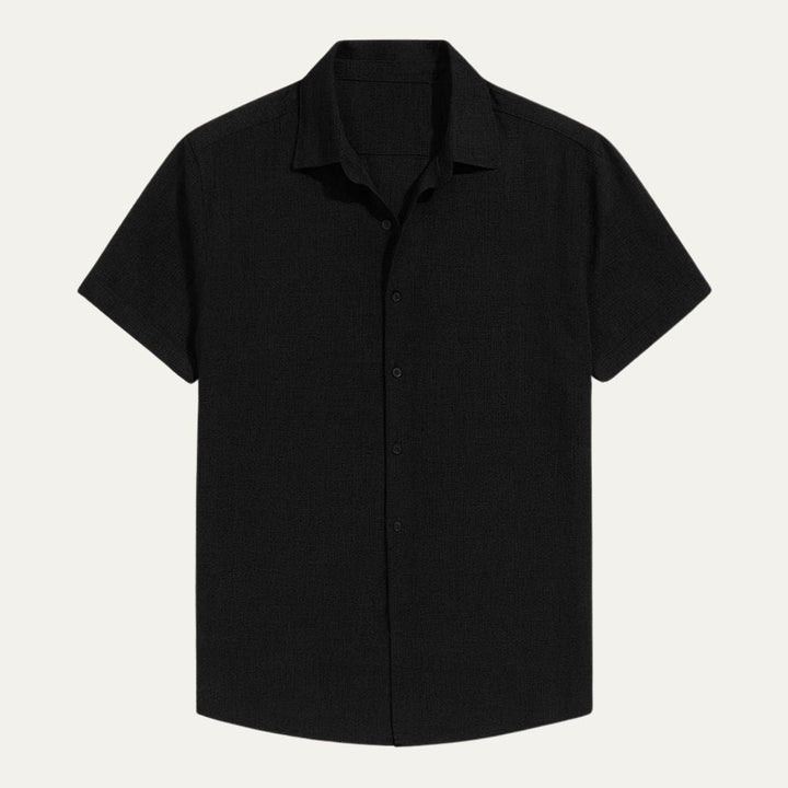 La Chemise en Lin à Manches Courtes Monaco pour Hommes