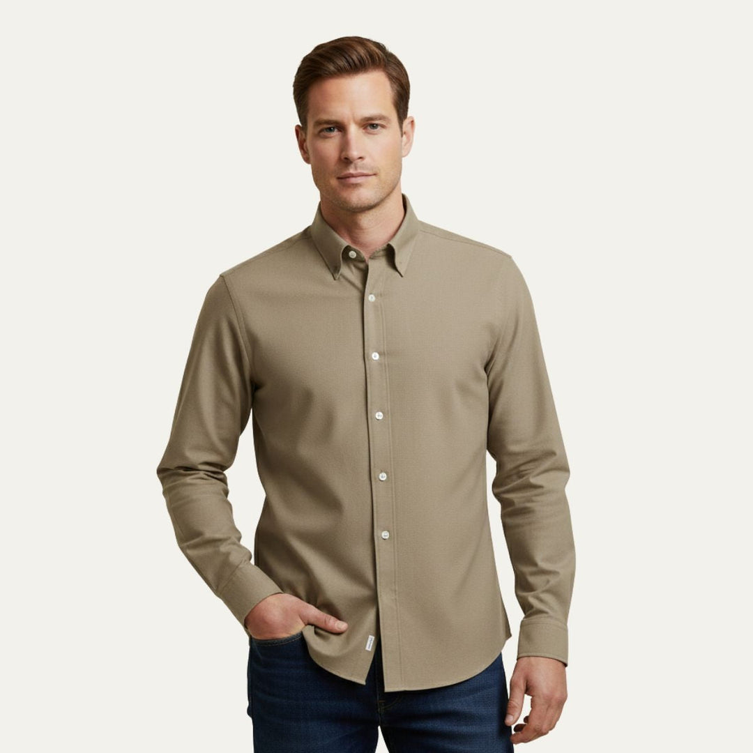 La Chemise de Ville pour Homme de Genève – Popeline de Coton Premium
