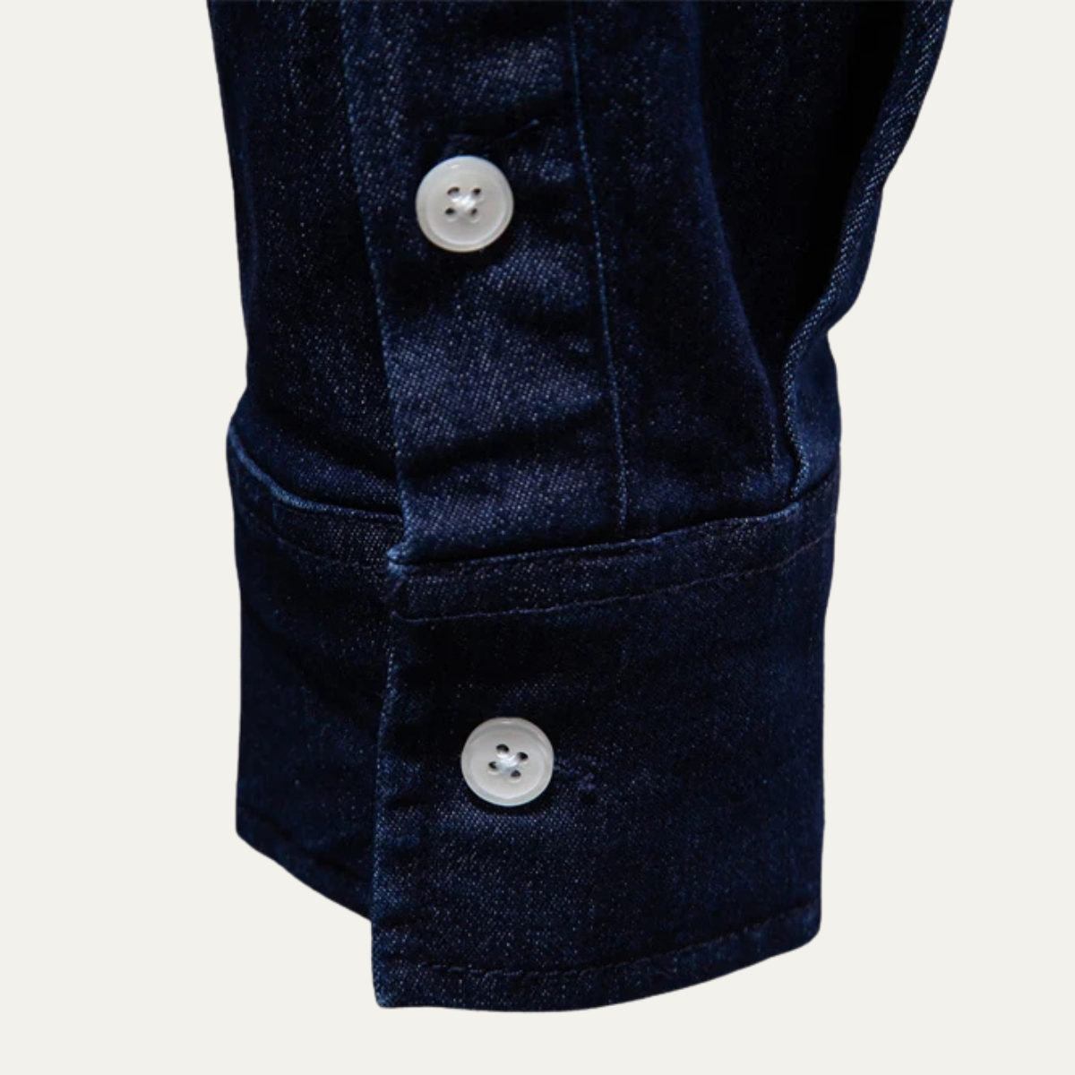 La chemise en denim slim fit pour hommes Crestfall Ridge avec poches doubles