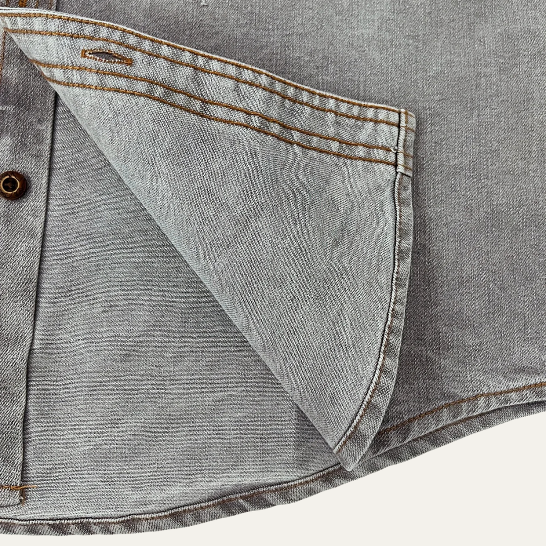 Chemise en Denim Décontractée pour Homme Millridge avec Poches Doubles