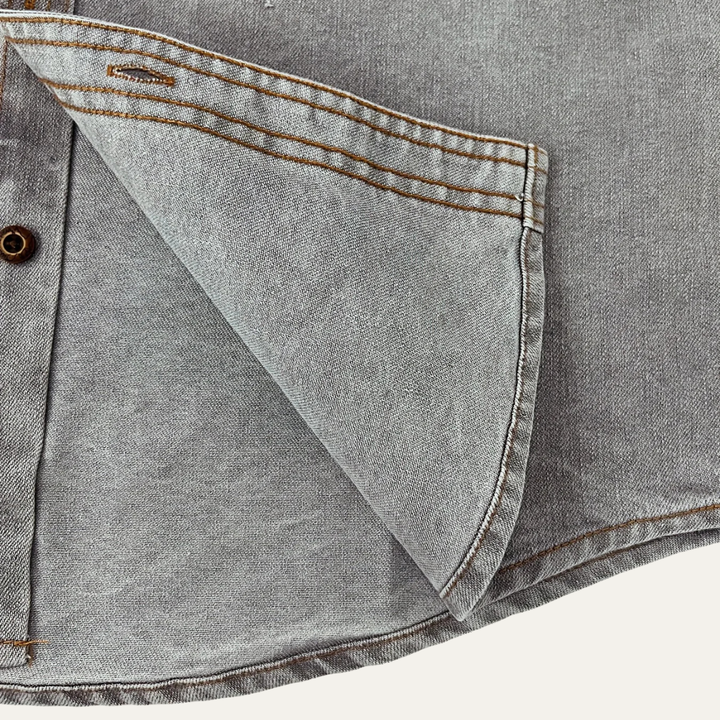 Chemise en Denim Décontractée pour Homme Millridge avec Poches Doubles