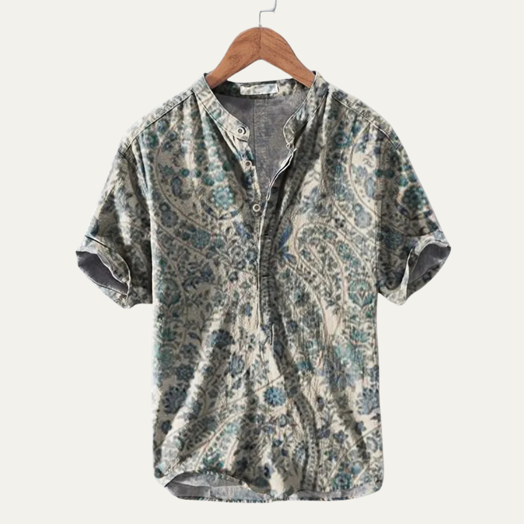 La chemise de plage hawaïenne tropicale à boutons pour hommes de Stonecrest Hill
