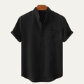 La Chemise d'Été en Coton Décontractée pour Hommes Creststone