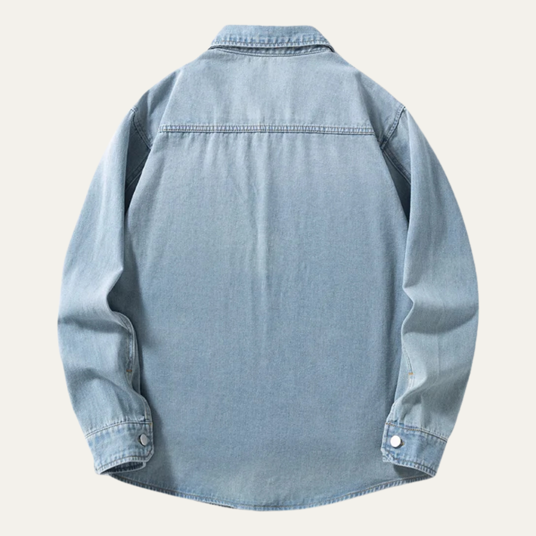 La Chemise Smart en Denim Vintage pour Homme Meadowlark Hill