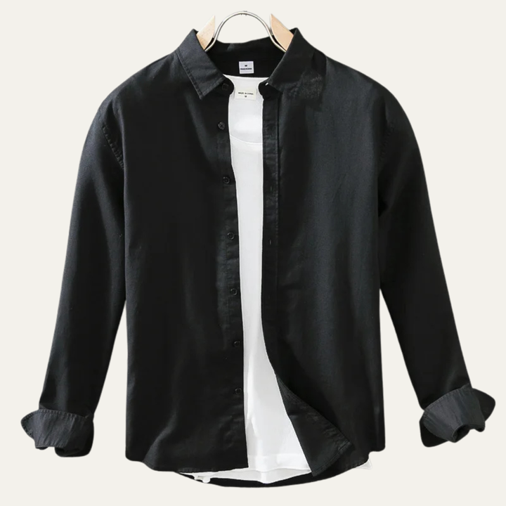 La Chemise Classique en Lin-Coton pour Homme Brookmoor