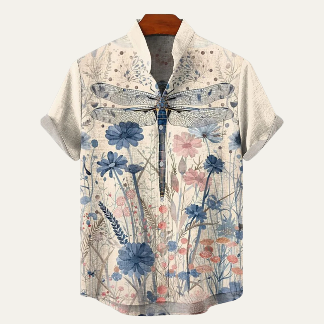 La chemise de plage hawaïenne rétro en lin pour homme Fairbrook Lane