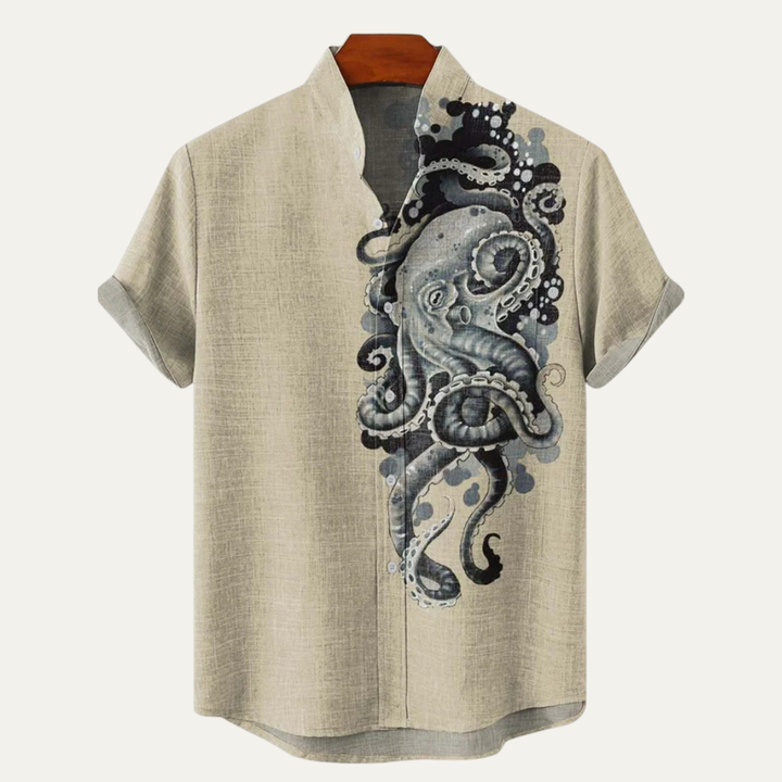 La chemise de plage hawaïenne rétro en lin pour homme Fairbrook Lane