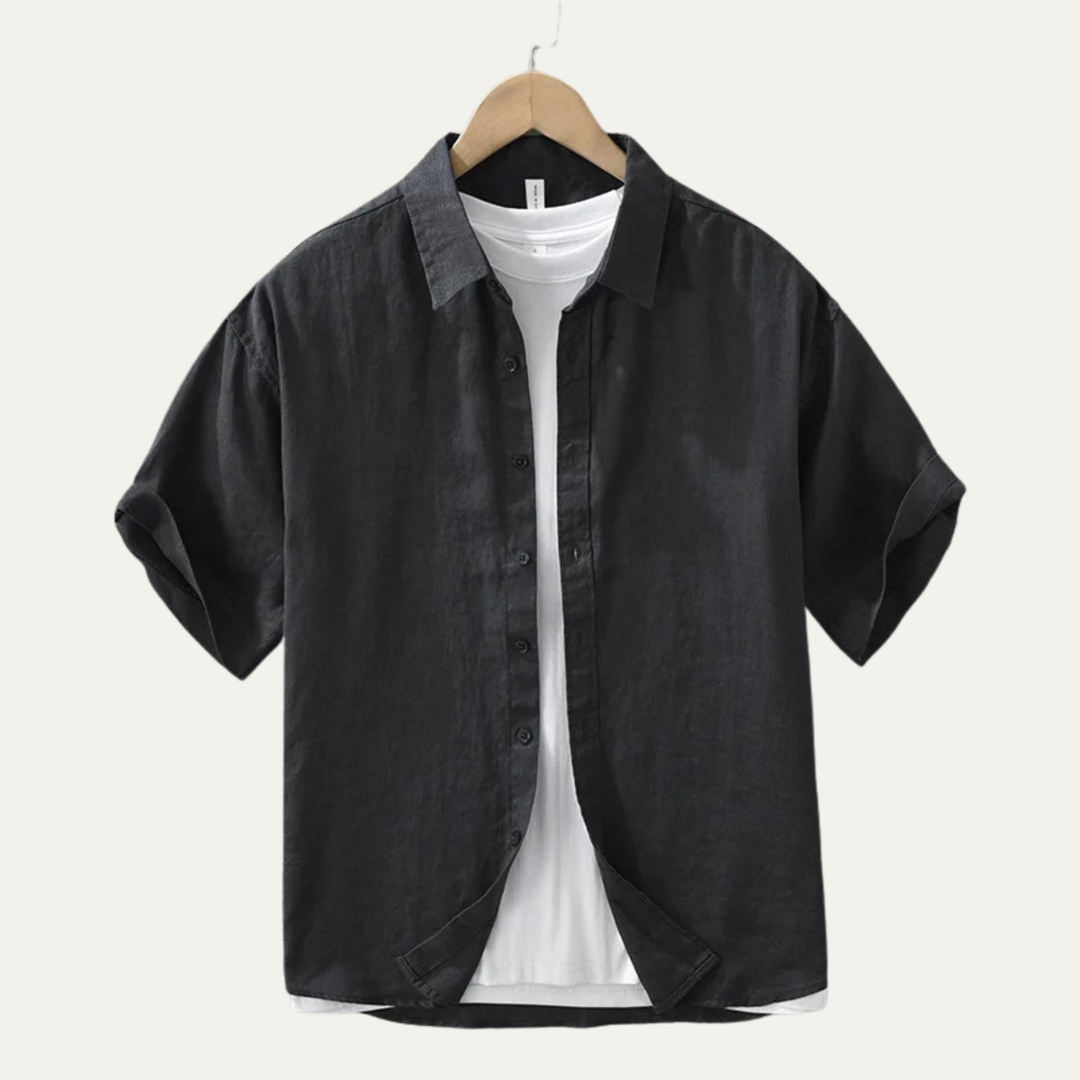 La chemise légère en lin slim fit pour hommes Elmwood Ridge