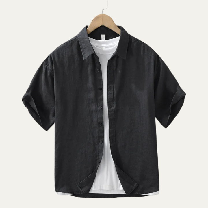 La chemise légère en lin slim fit pour hommes Elmwood Ridge