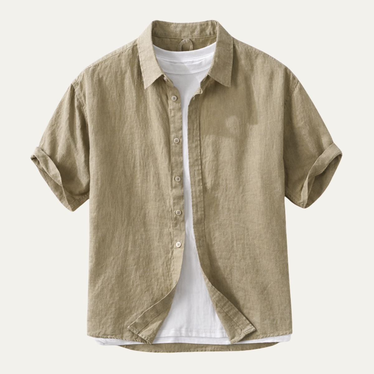 La chemise légère en lin slim fit pour hommes Elmwood Ridge