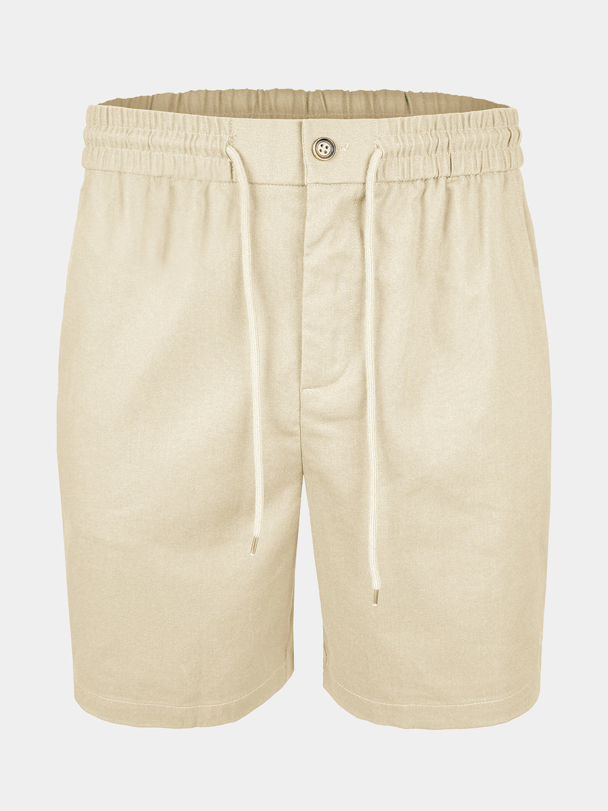 Pantalons Courts de Plage en Lin et Coton Respirants pour Homme