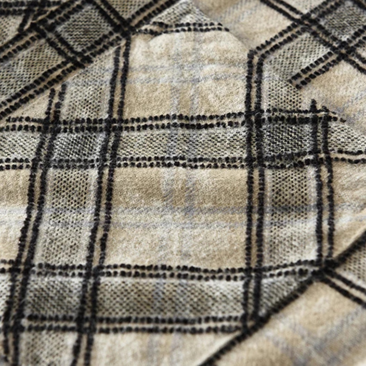 Chemise en coton brossé à carreaux vintage pour homme Southgate