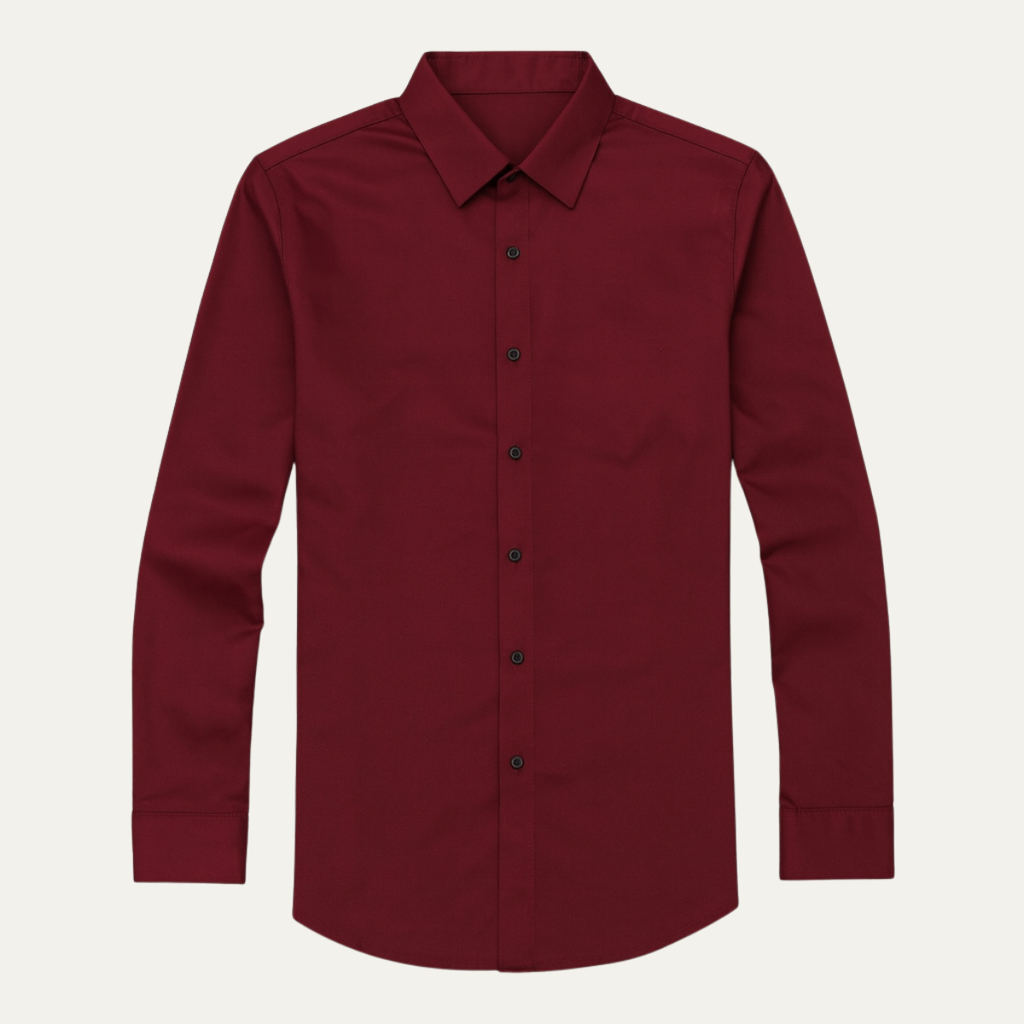 La Chemise de Costume Slim Fit Décontractée pour Hommes Biarritz