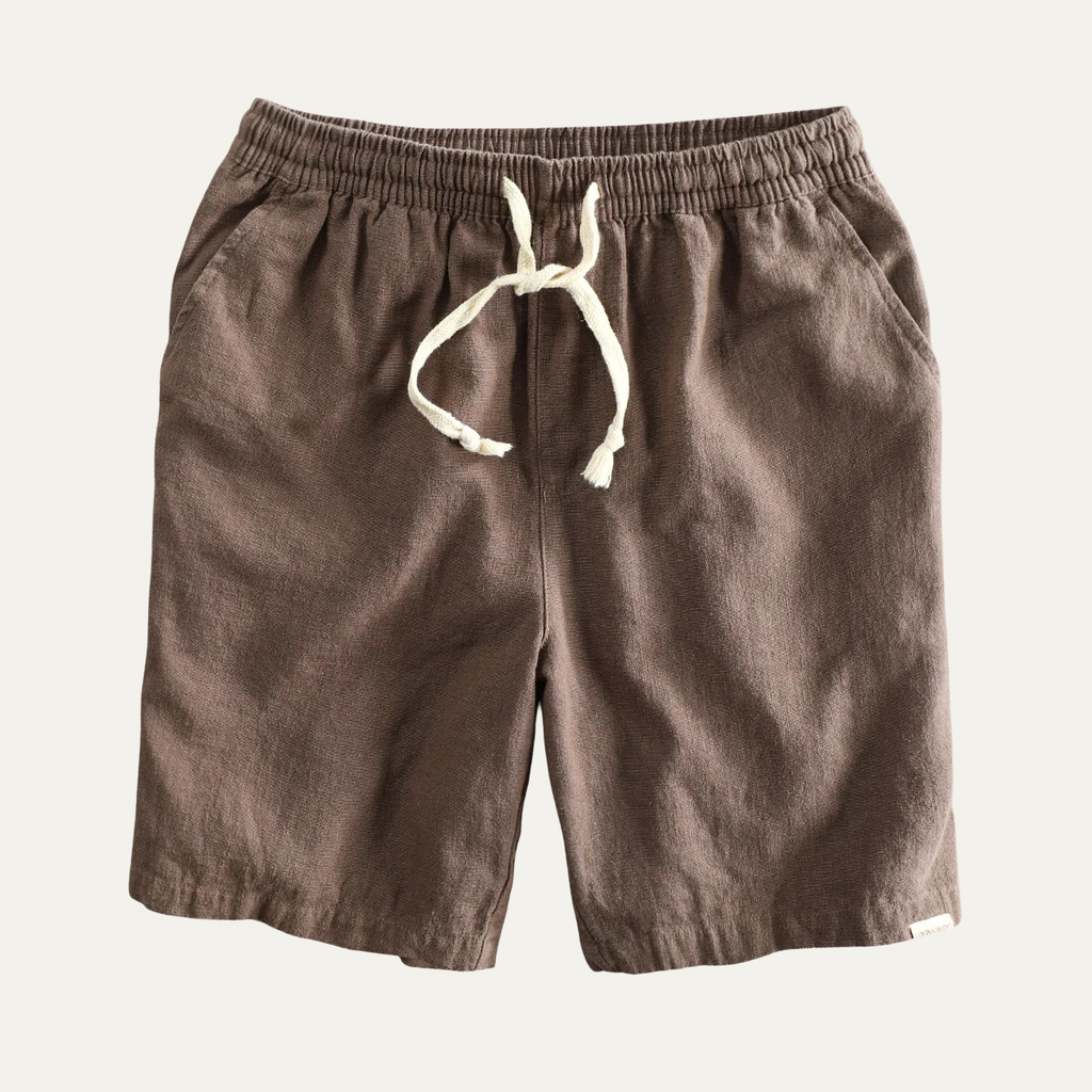 Les Shorts de Plage Casual Slim Fit à Cordon de Serrage pour Hommes Mapleford