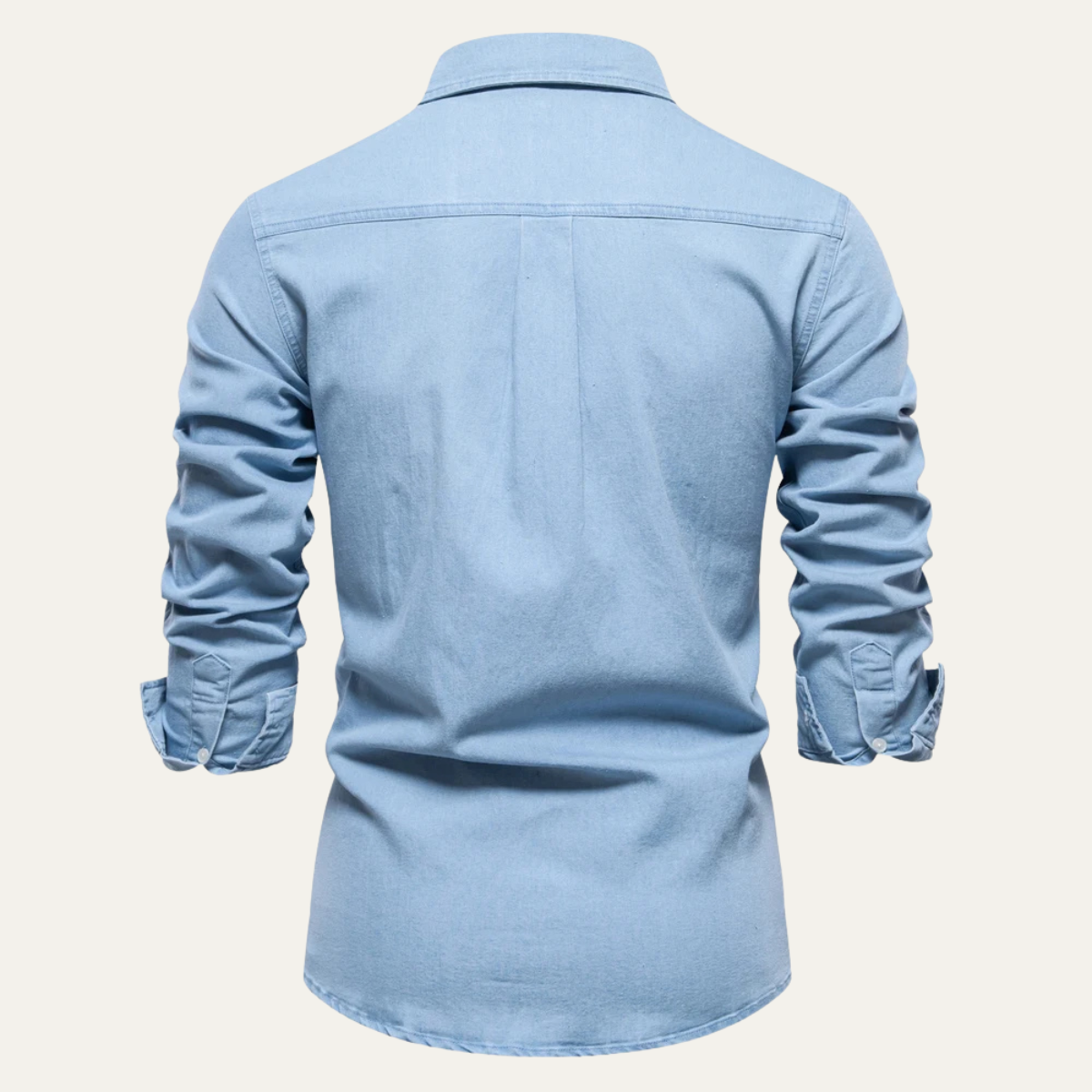 La chemise en denim slim fit pour hommes Crestfall Ridge avec poches doubles