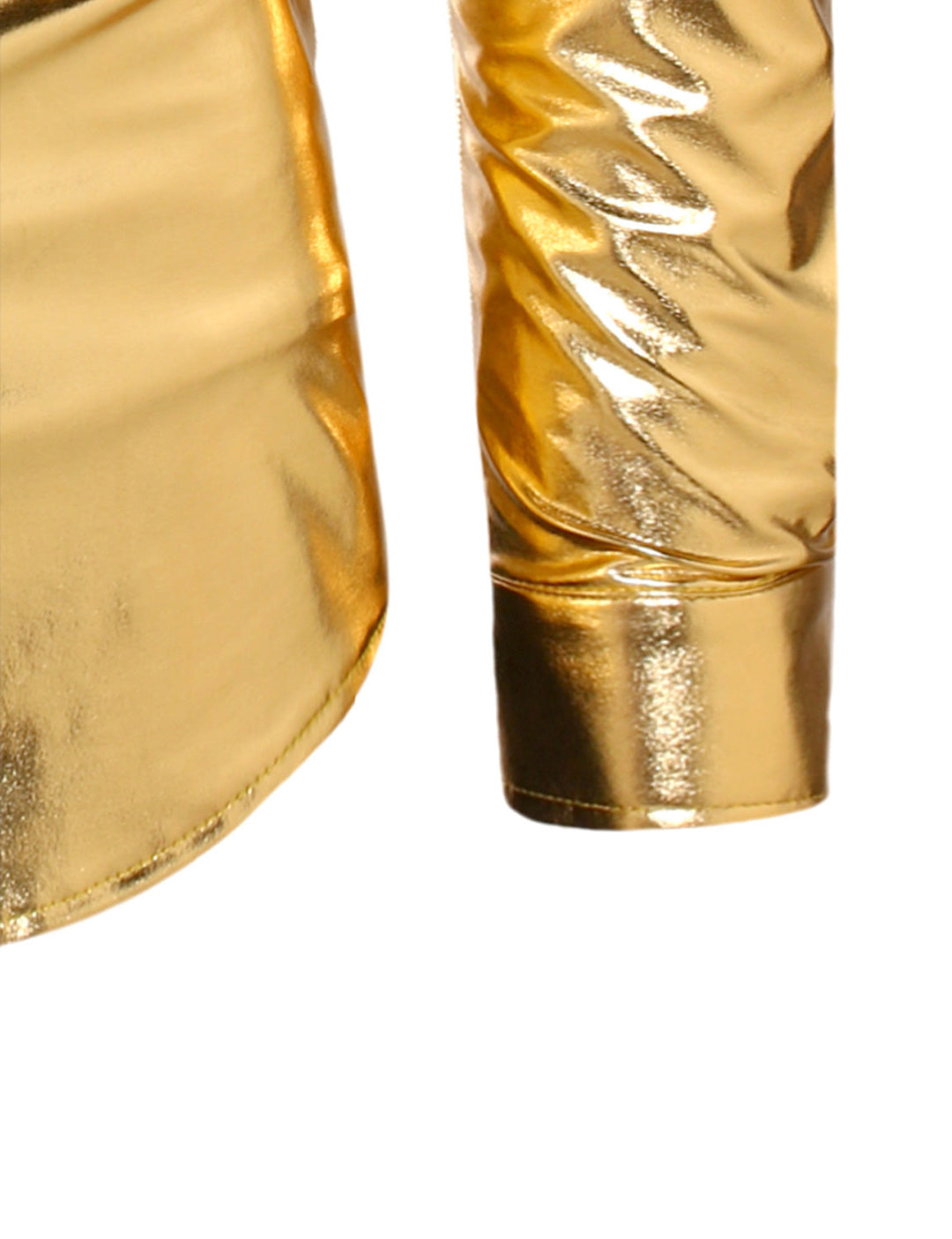 Costume de smoking boutonné brillant de luxe pour hommes, chemise de soirée à manches longues
