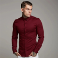 La Chemise de Costume Slim Fit Décontractée pour Hommes Biarritz