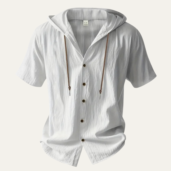 La chemise légère à capuche en coton et lin pour hommes Fairhaven Ridge