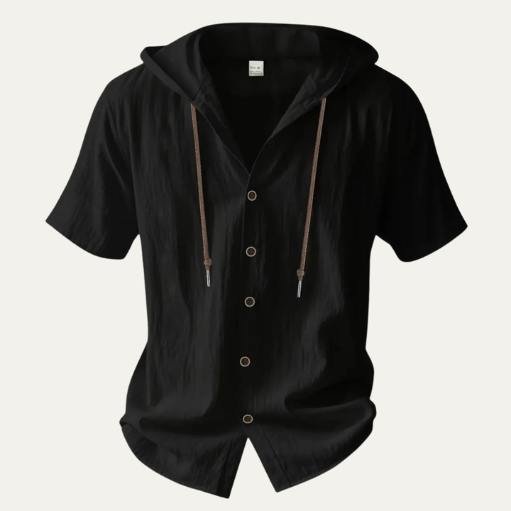 La chemise légère à capuche en coton et lin pour hommes Fairhaven Ridge