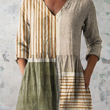 Camille | Longue Blouse avec Décolleté en V