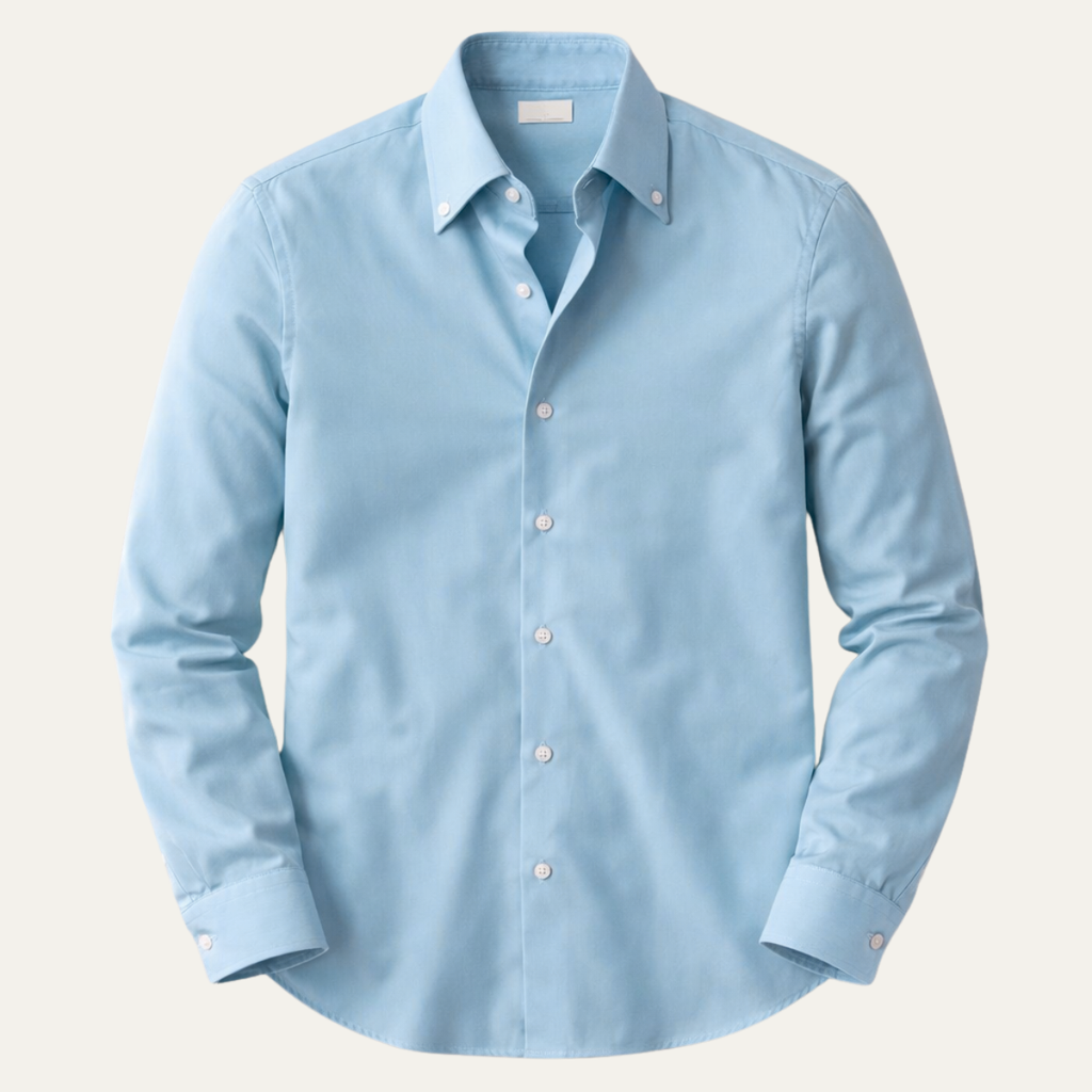 La chemise décontractée à col pour homme Oakwood Park, coupe slim, sans plis