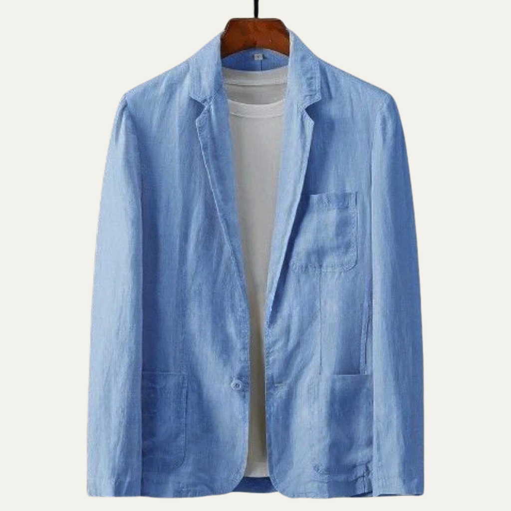 Le Blazer Simple en Lin Léger pour Homme Deerbrook