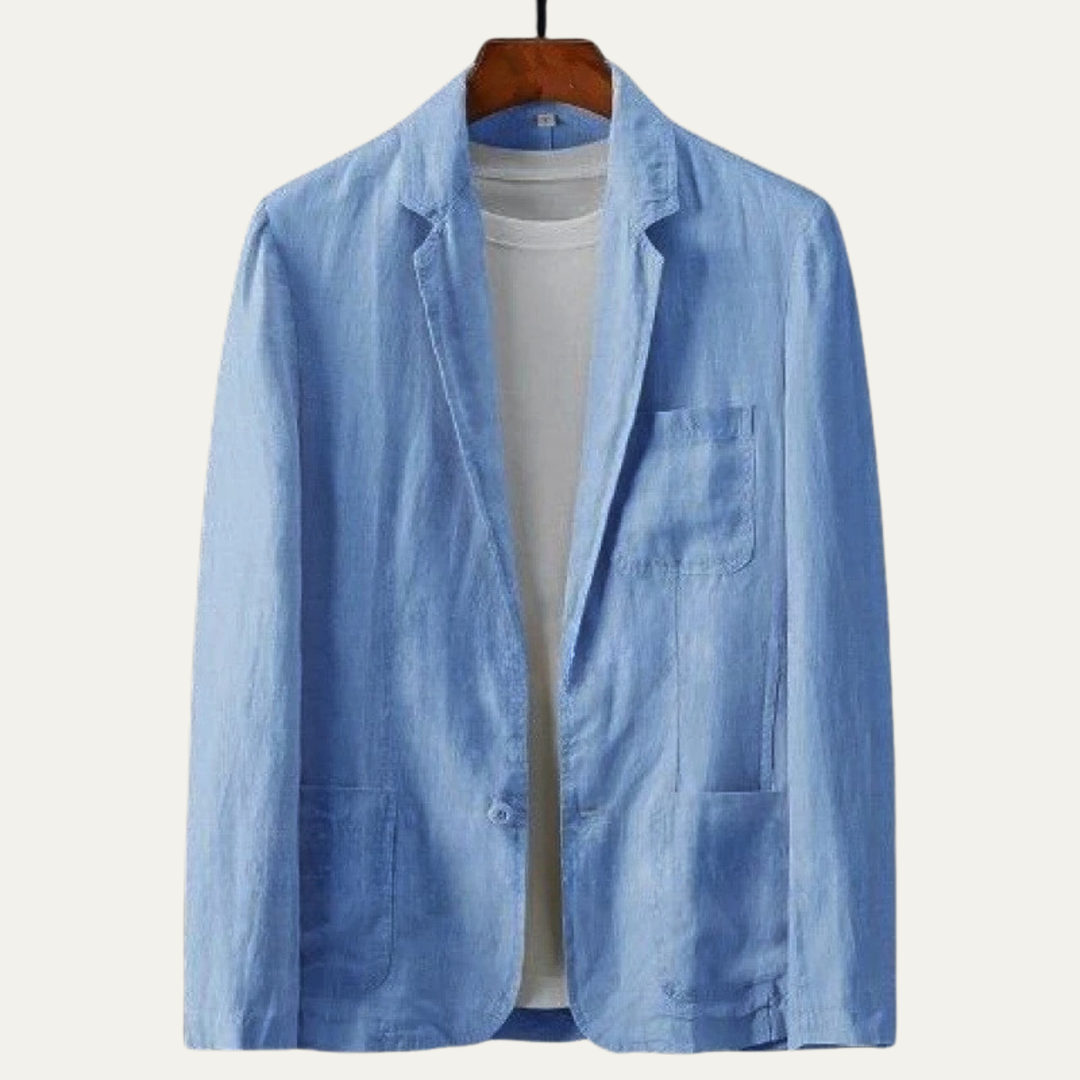 Le Blazer Simple en Lin Léger pour Homme Deerbrook