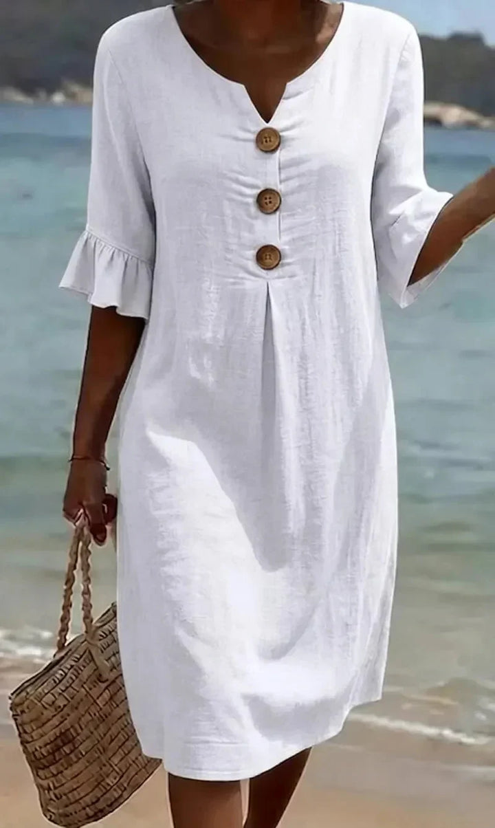 Amaia | Robe élégante en lin