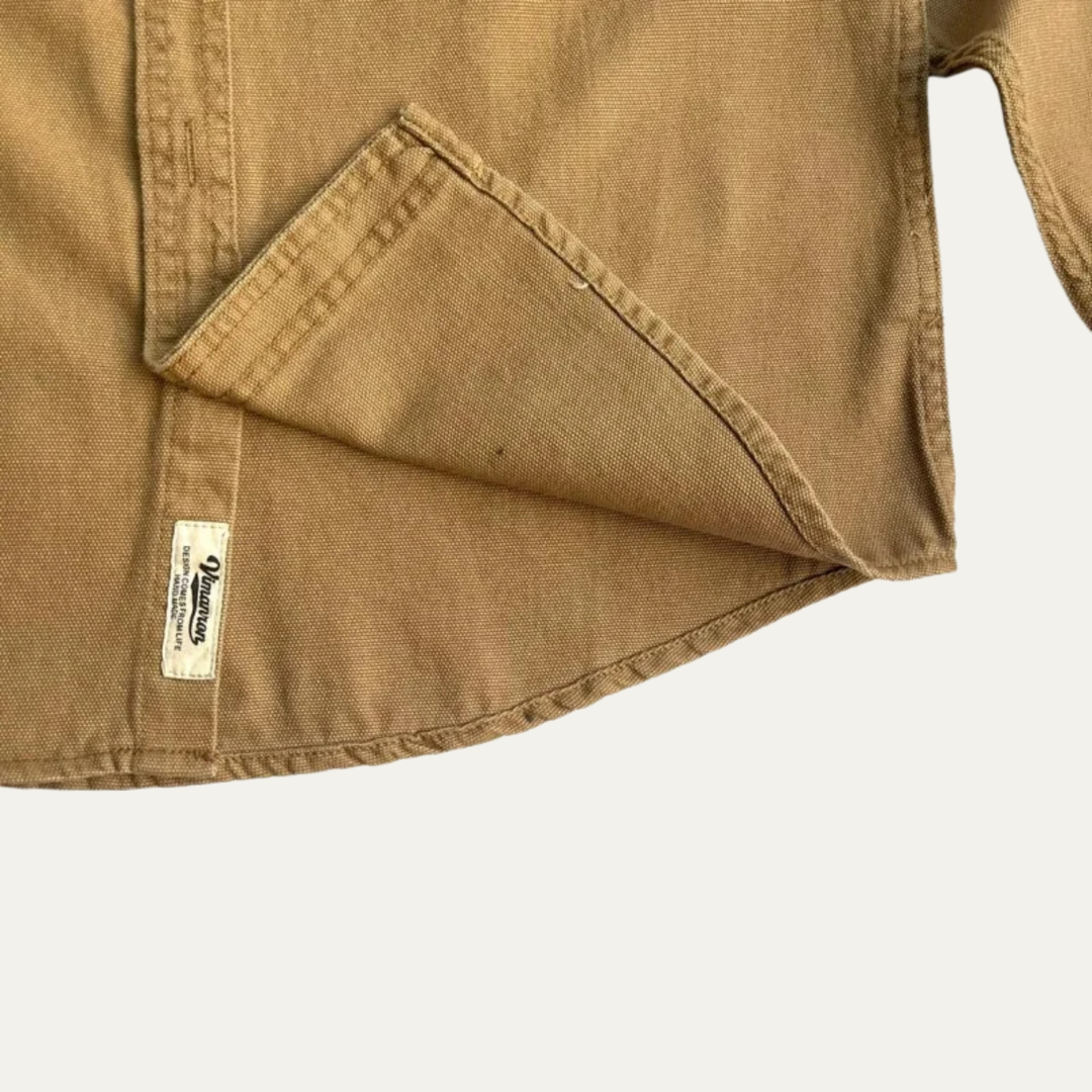 La Veste Chemise en Toile Lavée en Coton pour Homme Highwood