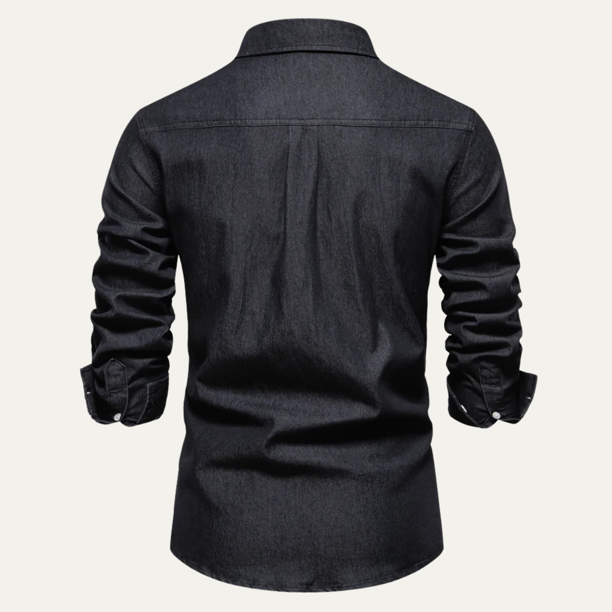 La chemise en denim slim fit pour hommes Crestfall Ridge avec poches doubles