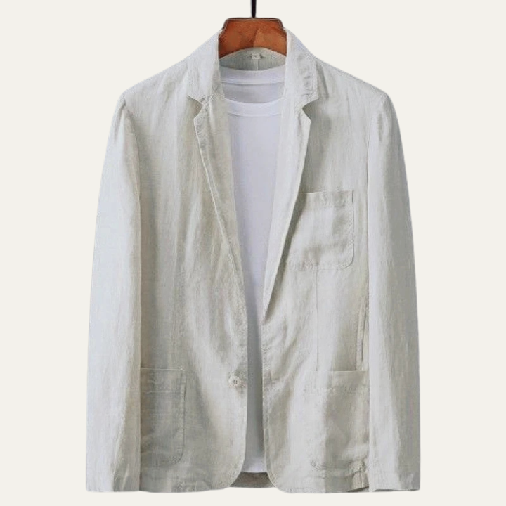 Le Blazer Simple en Lin Léger pour Homme Deerbrook
