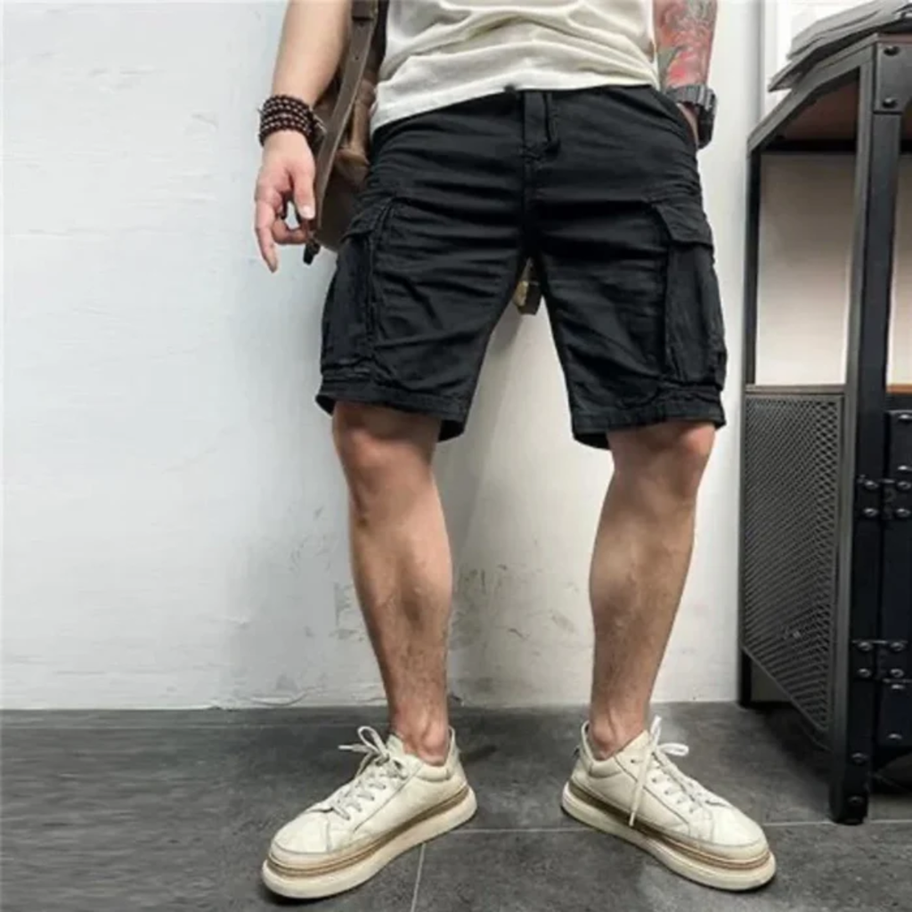 Shorts cargo décontractés durables pour hommes Ridgeway avec poches