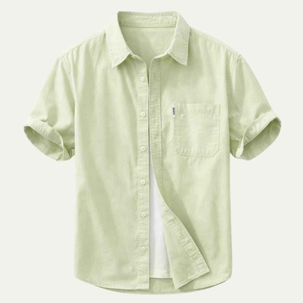 La chemise décontractée pour homme Ashwater en 100 % coton avec poche