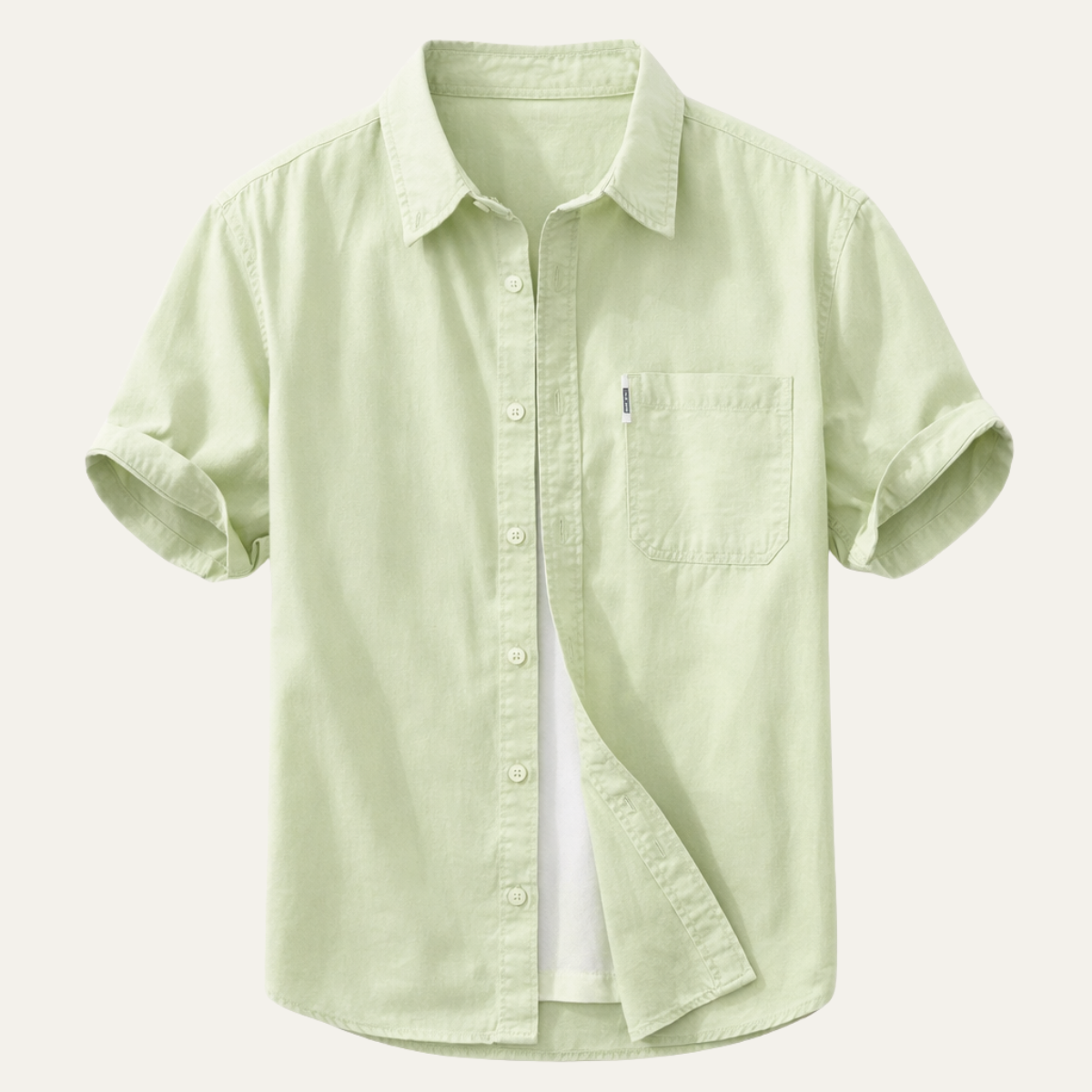 La chemise décontractée pour homme Ashwater en 100 % coton avec poche