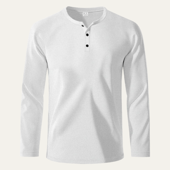La Chemise Thermique Henley à Gaufres Décontractée pour Hommes Pinecrest Creek