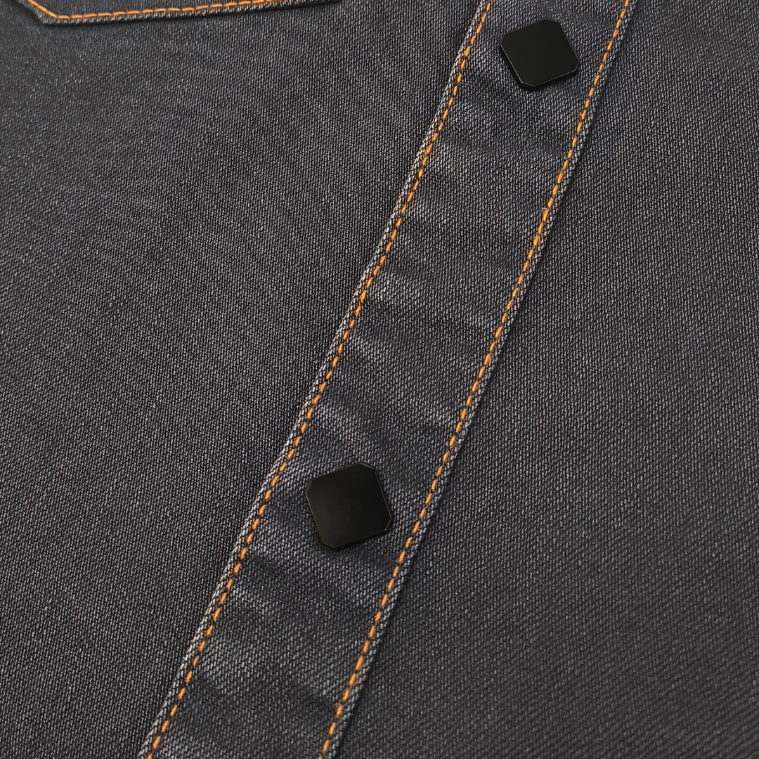 La chemise en denim vintage gris foncé pour hommes Glenwood Court