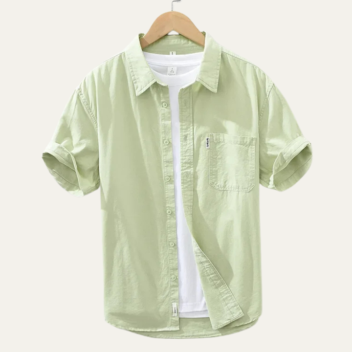 La chemise décontractée pour homme Ashwater en 100 % coton avec poche
