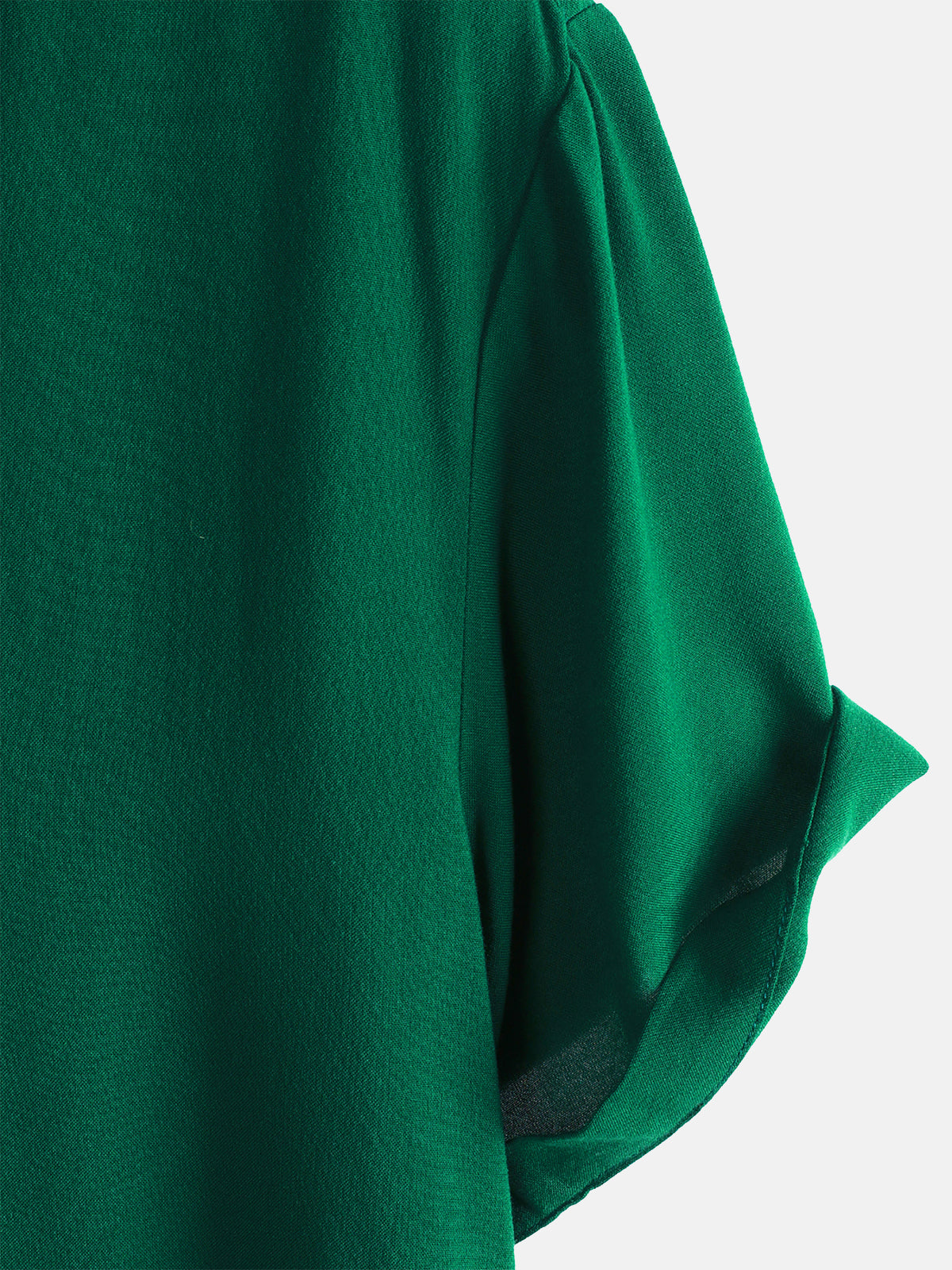 Chemise Décontractée Homme Vert Couleur Unie Rayonne Été