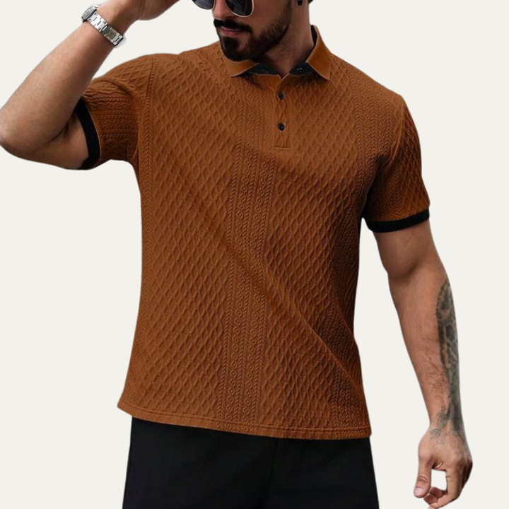 Le polo texturé d&