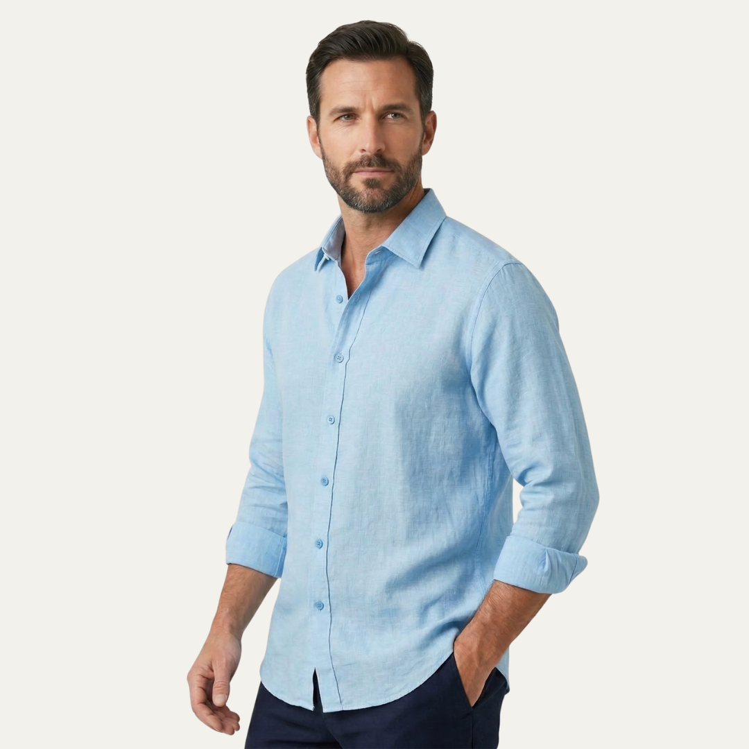 La chemise en lin décontractée d&