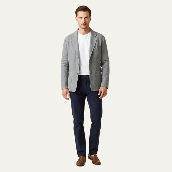 Le Blazer en Lin Léger Uni pour Homme Crestwood Hill