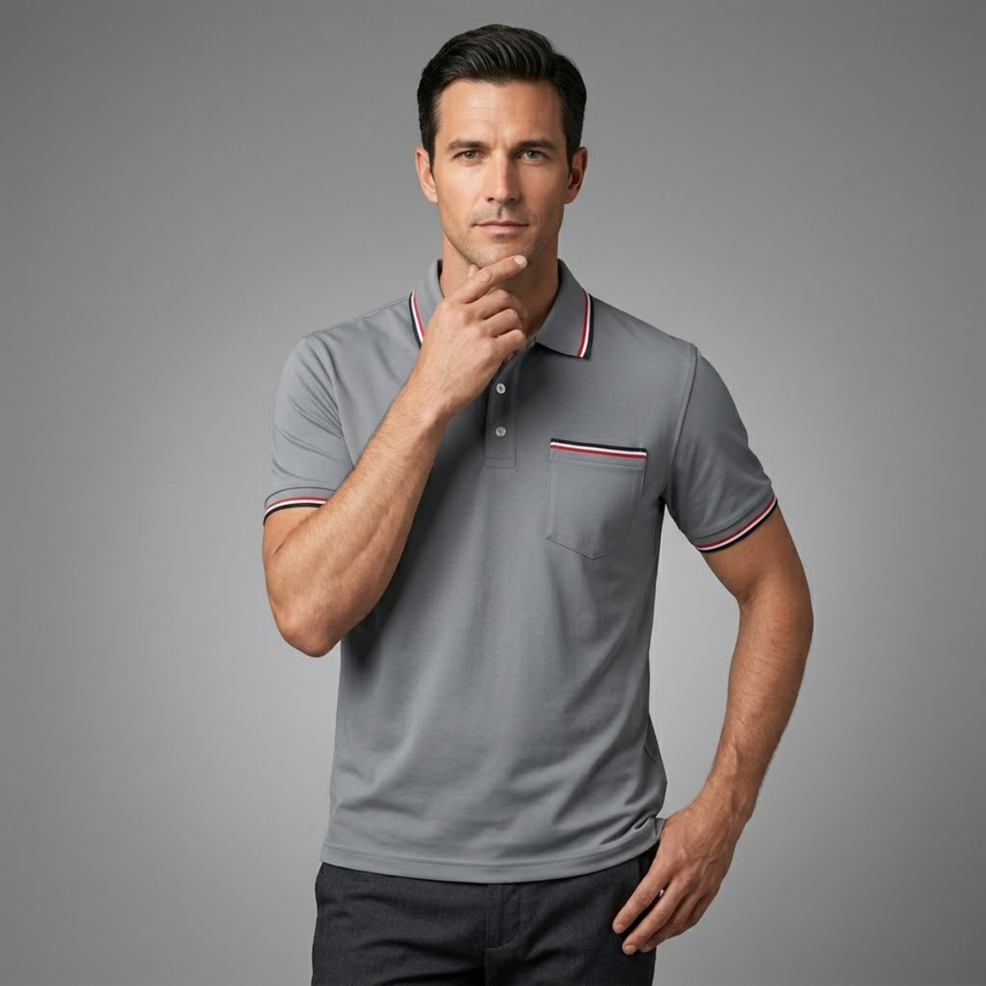 La chemise polo de golf intelligente pour hommes Brenton